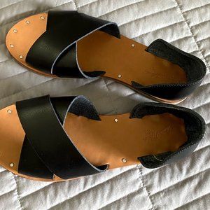 Universal Thread | Black Lois Sandals (8W)